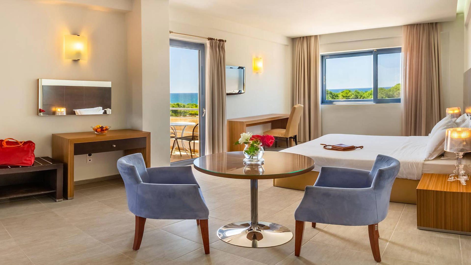 Ionian Theoxenia Hotel Preveza Deluxe Family Room 090